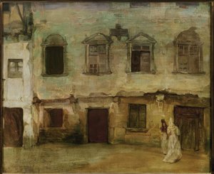 Ignacio Zuloaga / Ulice ve starém kastilském městě, 1894, olej na plátně od Ignacio Zuloaga y Zabaleta