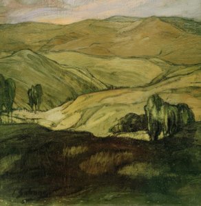 Krajina v Aragonii od Ignacio Zuloaga y Zabaleta