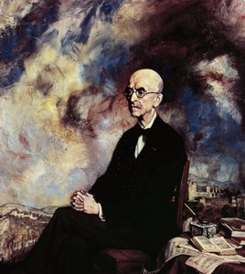 Portrét španělského skladatele Manuela de Falla (Cadiz od Ignacio Zuloaga y Zabaleta