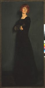 Portrét madame Malinowské od Ignacio Zuloaga y Zabaleta