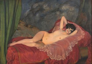 Červený akt, 1922.