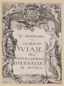 Titulní strana pro D. De Aedo y Gallert, The...Journey of the Infante Cardenal... od Ignatius Cornelis Marinus after Sir Peter Paul Rubens