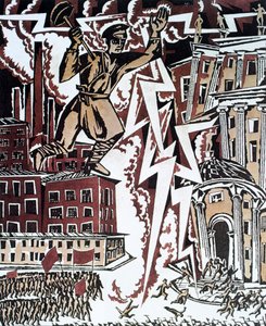 "Červený blesk", 1919. od Ignaty Nivinsky