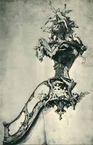 Návrh kazatelny, polovina konce 18. století, 1943. od Ignatz Günther