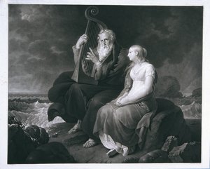 Ossian a Malvina od Ignaz Rungaldier