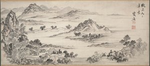 Pohled na West Lake, 1700s.