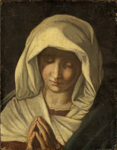 Panna v modlitbě, kolem 1800 (olej na plátně)