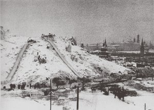 Demolice katedrály Krista Spasitele v Moskvě, 1931 od Ilya Arnoldovich Ilf