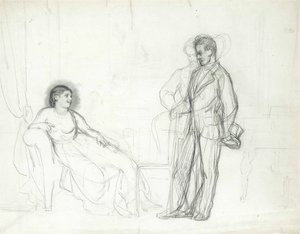Adelina Patti jako Violetta v opeře La traviata od Giuseppe Verdiho, konec 60. let 19. století – začátek 70. let 19. století od Ilya Efimovich Repin