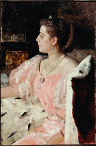 Hraběnka Jefimovičová (malba na plátně) od Ilya Efimovich Repin