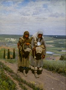 ZBOŽNÉ ŽENY NA POUTI od Ilya Efimovich Repin