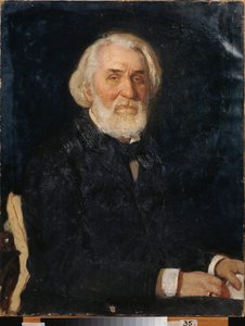 Portrét spisovatele Ivana Sergejeviče Turgeněva (Turgenev od Ilya Efimovich Repin