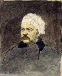 Portrét ruského skladatele Michaila Ivanoviče Glinky (1804-1857) (Michail I. Glinka) - Malba Ilji Jefimoviče Repina (1844-1930), akvarel na kartonu (28x23 cm), cca 1870 - I. Repin Memorial Museum Penates, u Petrohrad (Rusko) od Ilya Efimovich Repin