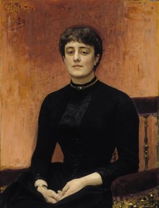 Portrét Elizavety Zvantsevové 1864-1921 od Ilya Efimovich Repin