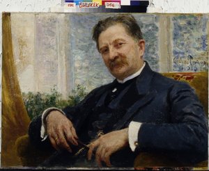 Portrét inženýra I.M. Vengerov par Repin, Ilja Jefimovič (1844-1930) od Ilya Efimovich Repin
