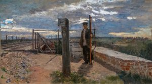 ŽELEZNÍK V CHOTKOVU od Ilya Efimovich Repin