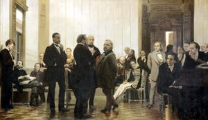 Slovanští skladatelé, 1871-1872 od Ilya Efimovich Repin