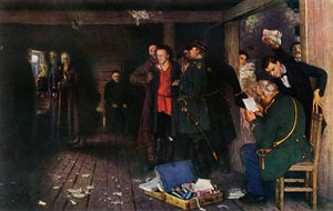 „Zatčení propagandisty“, 1880-1889, 1965. od Ilya Efimovich Repin