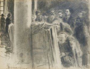 Skupina Peredvizhniki od Ilya Efimovich Repin