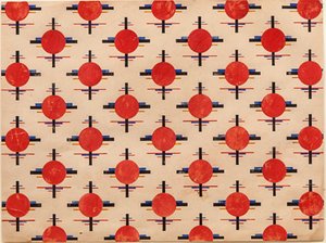 Suprematistický vzor. Design látky, cca 1921 od Ilya Grigorevich Chashnik