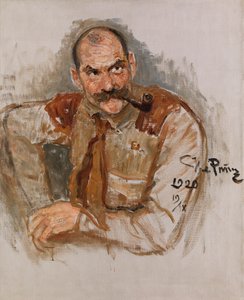 Portrét umělce Akseli Gallen-Kallela 1865-1931, 1920. od Ilya Efimovich Repin