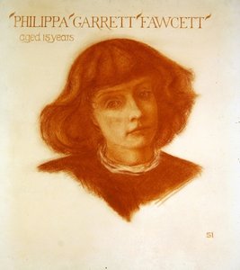 Portrét Philippy Garrett Fawcett ve věku 15 let od Image Selwyn