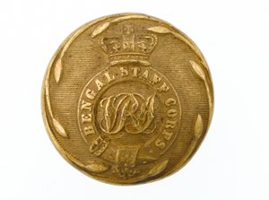Button, Bengal Staff Corps, 1861-1876 od Indian School