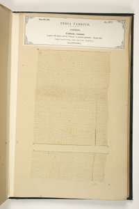 Hrubá bavlna, Benares, ze sbírky indických textilních výrobců, John Forbes Watson, publikovaná v roce 1866 od Indian School