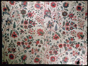 Dekorativní textil, 1725-50 od Indian School