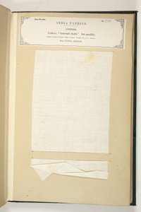 Gurrah Cloth, Patna, Bengálsko, ze sbírky textilních výrobců Indie, John Forbes Watson, publikoval v roce 1866 od Indian School