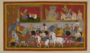 Indradžit připravuje kouzla k boji s Rámou od Indian School