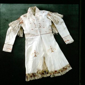 JJ Audubons (1785-1851) zdobený kabát (textil) od Indian School
