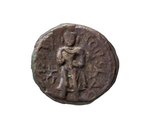 Kushan Coin, AD 127-155 (měď) od Indian School