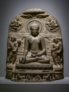 Marvijaya Buddha. Severní Indie, Bihár od Indian School