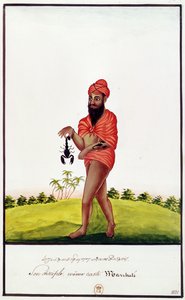 Ms Indien 743 Prodejce prostředků proti štípnutí štírem, 1831 od Indian School