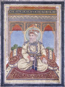 Portrét Akbar Shah II, počátek 19. století od Indian School
