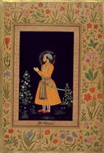 Portrét Shah Jahana (1592-1666) Mughal, kolem 1632 od Indian School