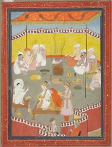 Královský pár rozdává jídlo od Indian School