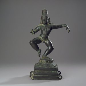 Sambandar, Child Saint Devoted to Shiva, c.1100 (slitina mědi)