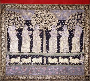 Six Gopis, c. 1800 od Indian School