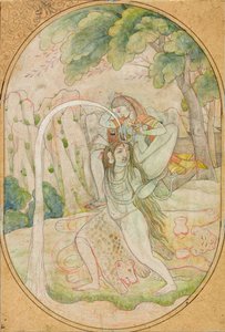 Sestup Gangy, kolem roku 1800 od Indian School