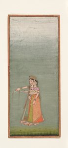 Dvě dvorní dámy s ohňostrojem, kolem 1725 od Indian School
