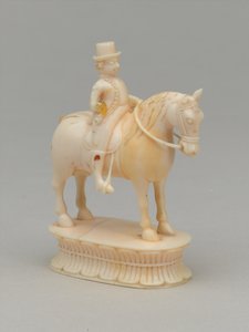Bílý rytíř, šachová figurka, Indie, cca 1820 od Indian School