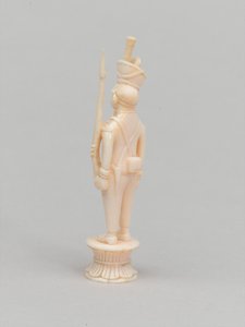 Bílý pěšec, šachová figurka, Indie, cca 1820 od Indian School