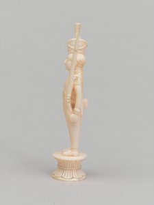 Bílý pěšec, šachová figurka, Indie, cca 1820 od Indian School