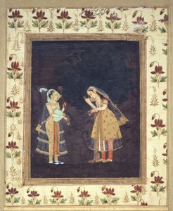Žena poslouchá hudbu od Indian School