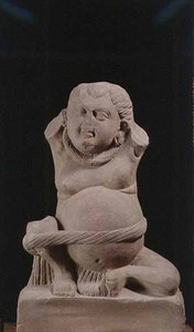 Yaksha, Ahichatra (Červený pískovec) od Indian School