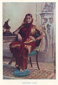 Indiánští domorodci: Brahman Lady (barevná fotografie) od Indian photographer