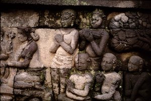 Detail exteriéru, vulkanický kámen AD 778-850