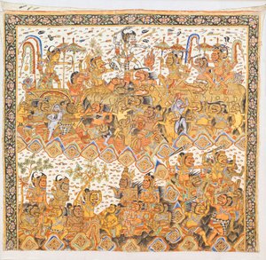 Ramayana (balilainen väri kankaalle) od Indonesian Indonesian